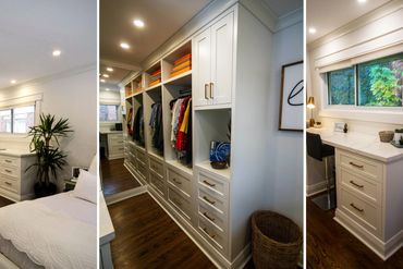 Custom closet and desk