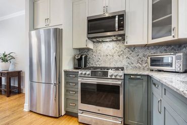 Custom two tone kitchen in shaker style 