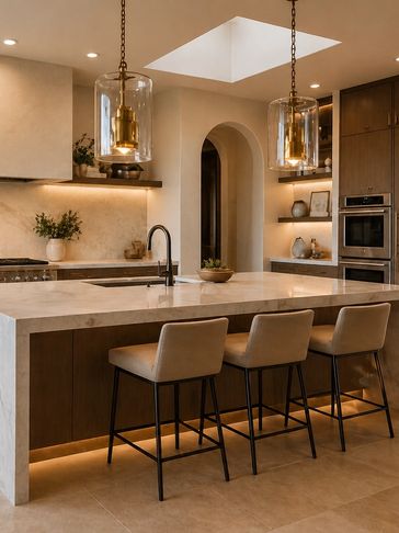 The centerpiece of your home deserves centerpiece craftsmanship. Custom cabinetry, stone countertops
