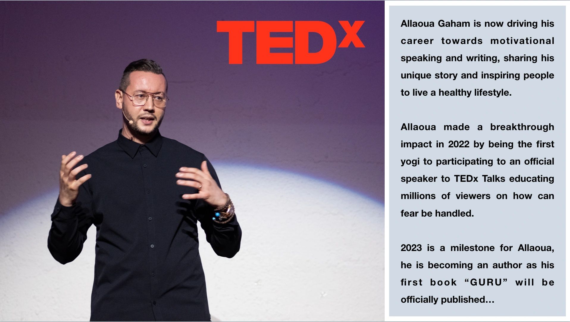 Allaoua Gaham Yoga Dubai Tedx