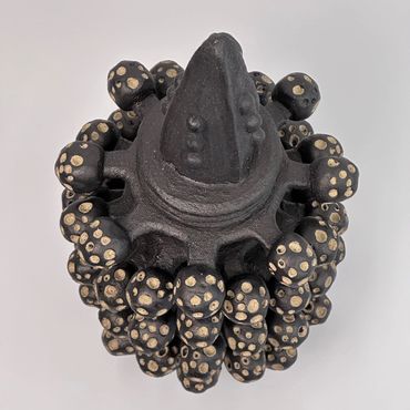 Cluster, Free-standing, Ceramic Sculpture, Ceramic Garden Sculpture, Dorset Artist, Stoneware