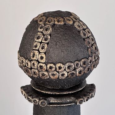 Galls, Free-standing, Ceramic Sculpture, Ceramic Garden Sculpture, Dorset Artist, Stoneware