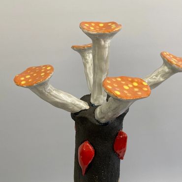 Anthers, Free-standing, Ceramic Sculpture, Ceramic Garden Sculpture, Dorset Artist, Stoneware