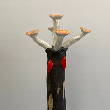 Anthers, Free-standing, Ceramic Sculpture, Ceramic Garden Sculpture, Dorset Artist, Stoneware