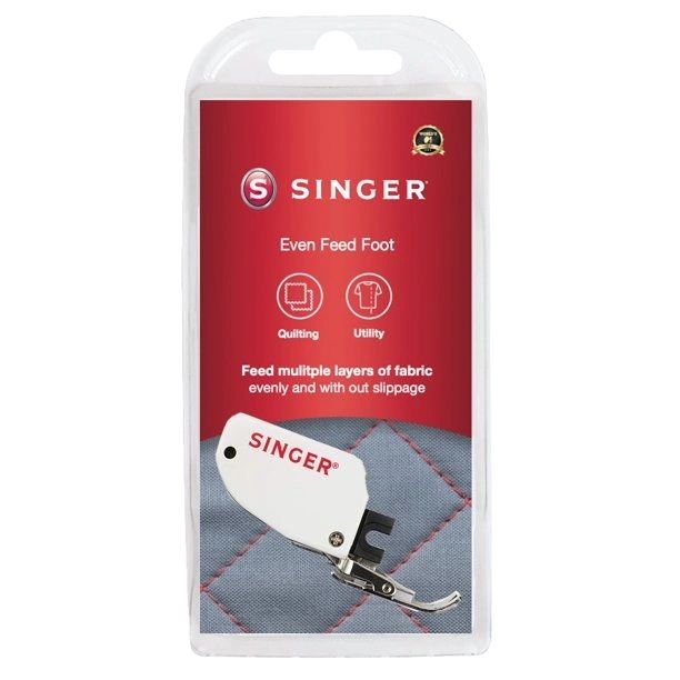Perfect for Matching Stripes & Plaids Sewing Made Easy Quilting & Sewing with Pile Fabrics SINGER Even Feed/Walking Presser Foot Fork Pack of 3 