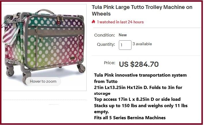 Tula Pink | Large Machine Trolley