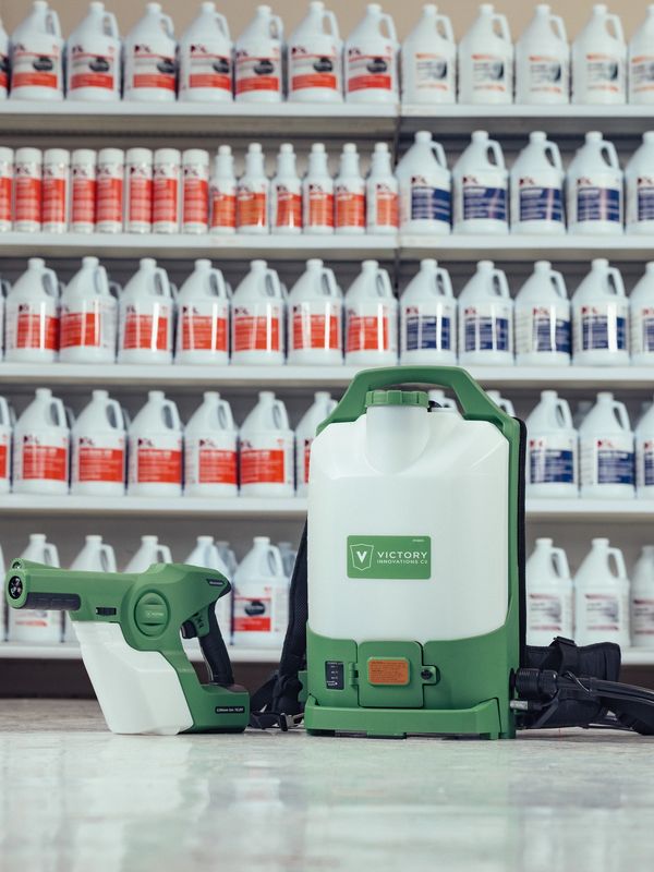 A sanitization machine used by pro cleaners.