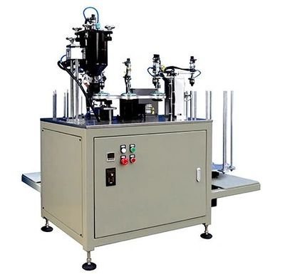 FULLY AUTOMATIC FLAP DISC BACK GLUING MACHINE
