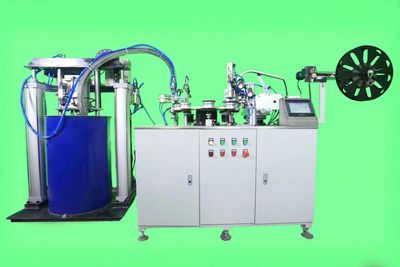 Semi-automatic flap disc machine