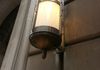 100 year old brass fixture, before restoration 