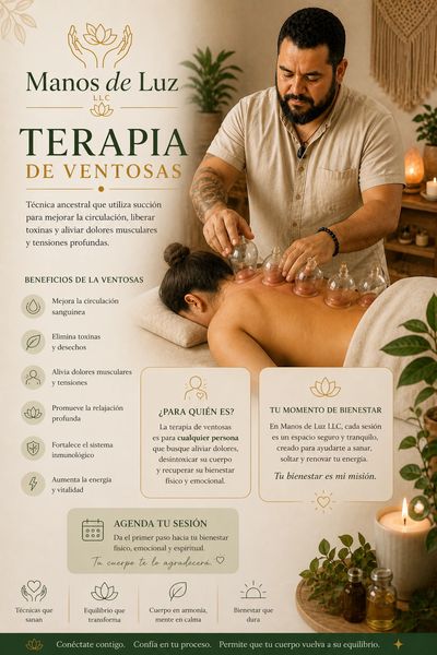Terapia de ventosas mejora circulación y alivia dolores con técnica ancestral.