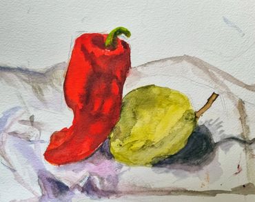 Watercolour still life - Age 10