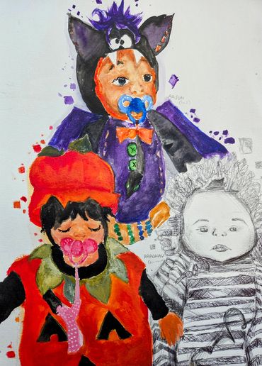 Halloween artwork - 11 years