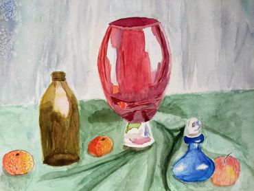 Watercolour still life  - Adult Art lessons