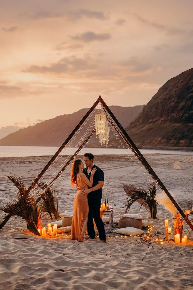 Luxury Beach Picnic, Hawaii, Private beach dining experience