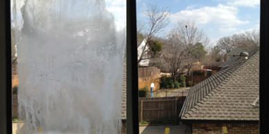 Fogged glass repair 
