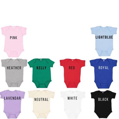 Bodysuit color options