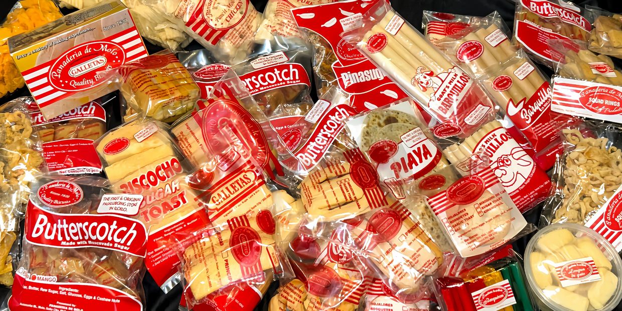 Panaderia de Molo assorted heritage biscuits and other quality pasalubong food products.