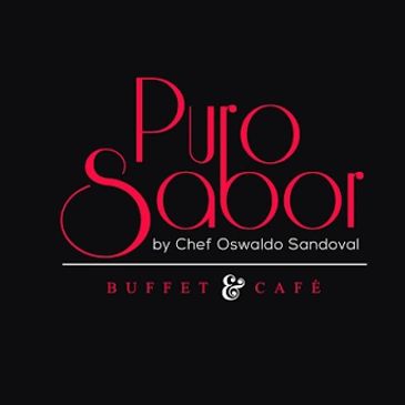 Logo of Puro Sabor Buffet &amp; Café by Chef Oswaldo Sandoval.