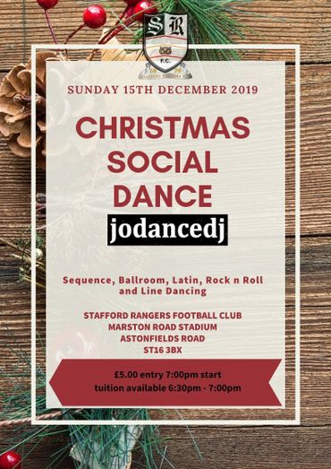Christmas Social Dance Stafford Rangers Football Club December 2019