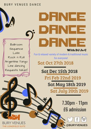 Social Dance Longfield Suite Manchester Octber 2018