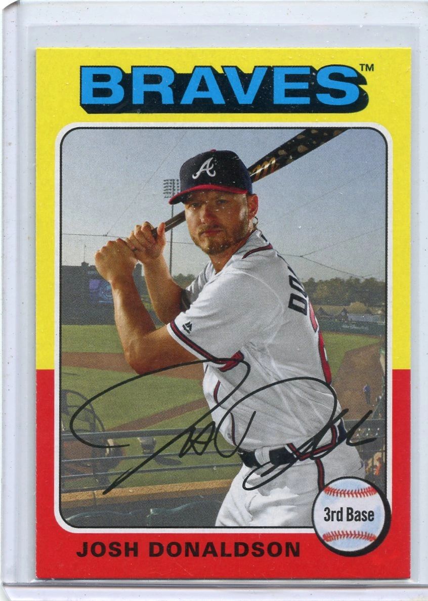 Josh Donaldson reminds Atlanta Braves media of his previous greatness with  baseball card comment