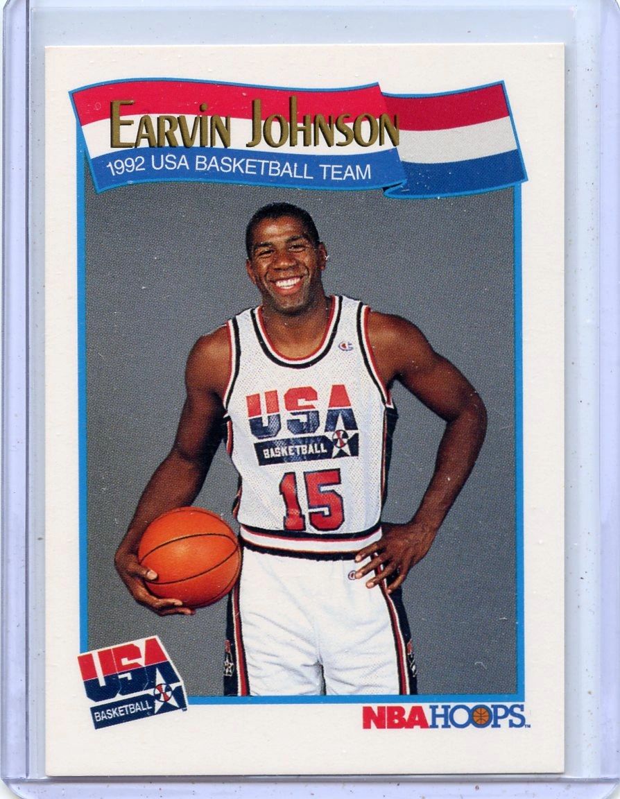 MAGIC JOHNSON A2749 1992 NBA HOOPS USA CARD 578 magic-johnson-a2749-1992-nba-hoops-usa-card-578