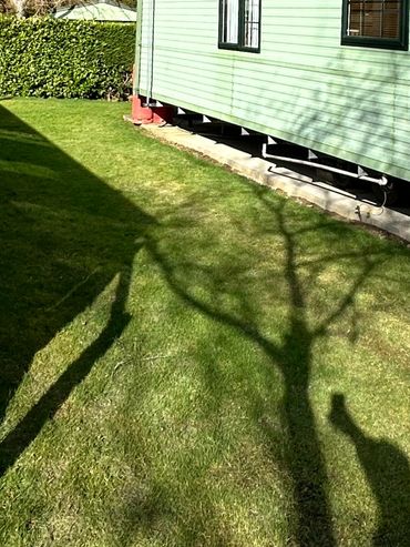 Caravan satellite dish installation 