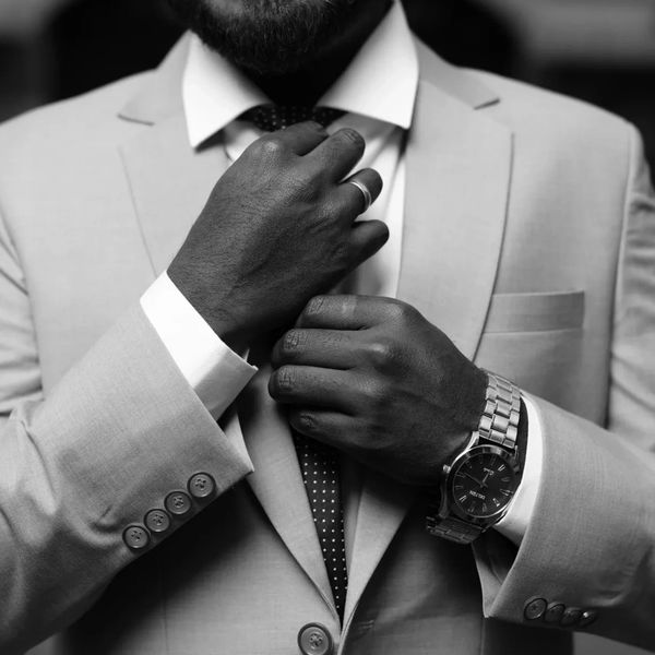 Men in suite