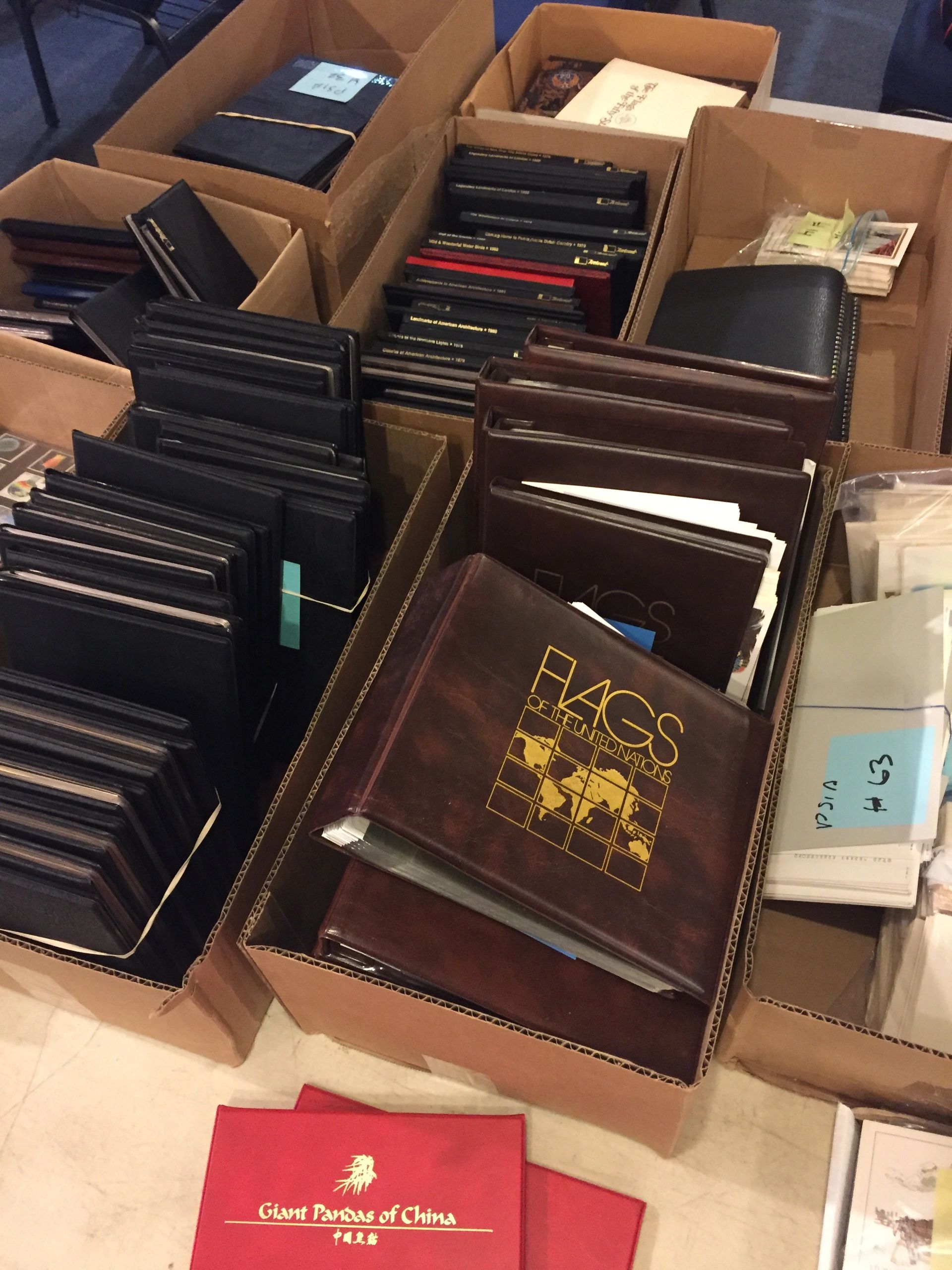 Large Stamp Collection in Today's Auction