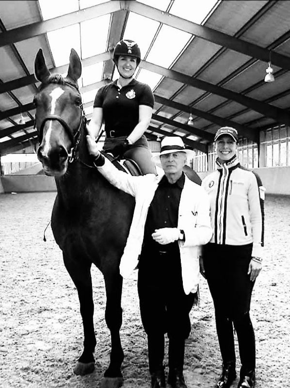 Kristin on Tamborin with Charles de Kunffy & JJ Tate