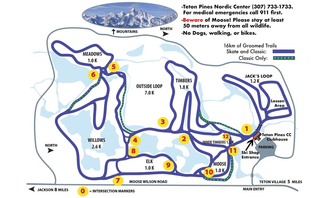 About Teton Pines Nordic Center