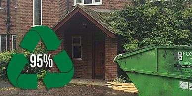 Recycling site waste management in demolitions throughout Cheshire and the North West of England