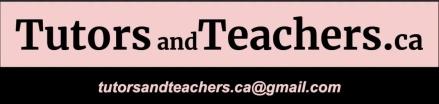 Tutors & Teachers.ca

