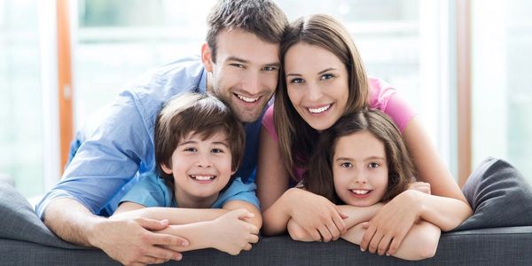 a happy family because everything is clean