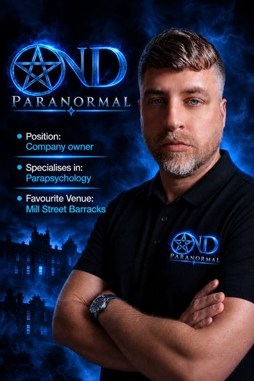 Company owner specializing in parapsychology for OND Paranormal.