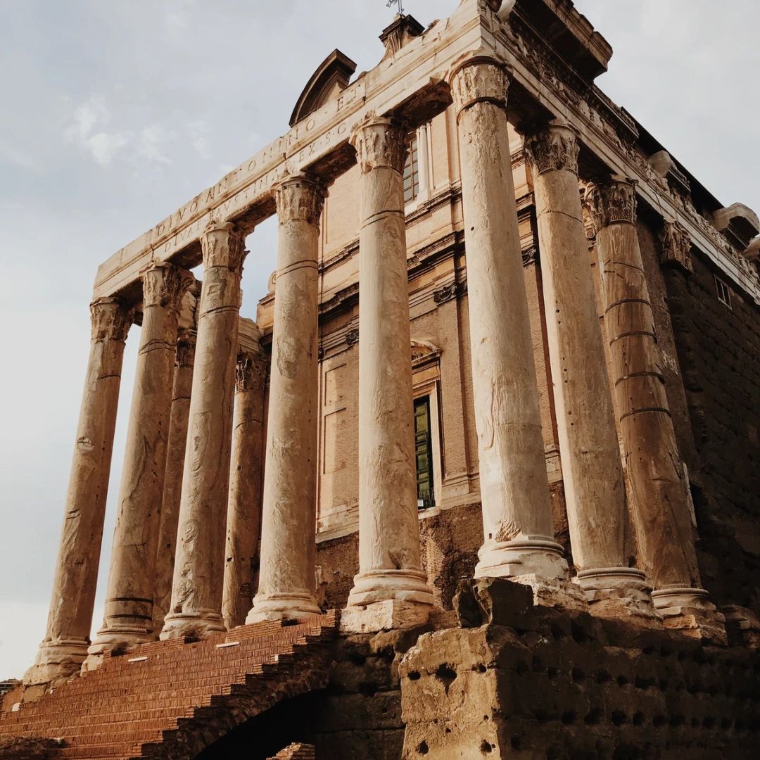 A temple in the Roman Forum