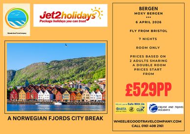 Colourful houses on Bergens Waterfront