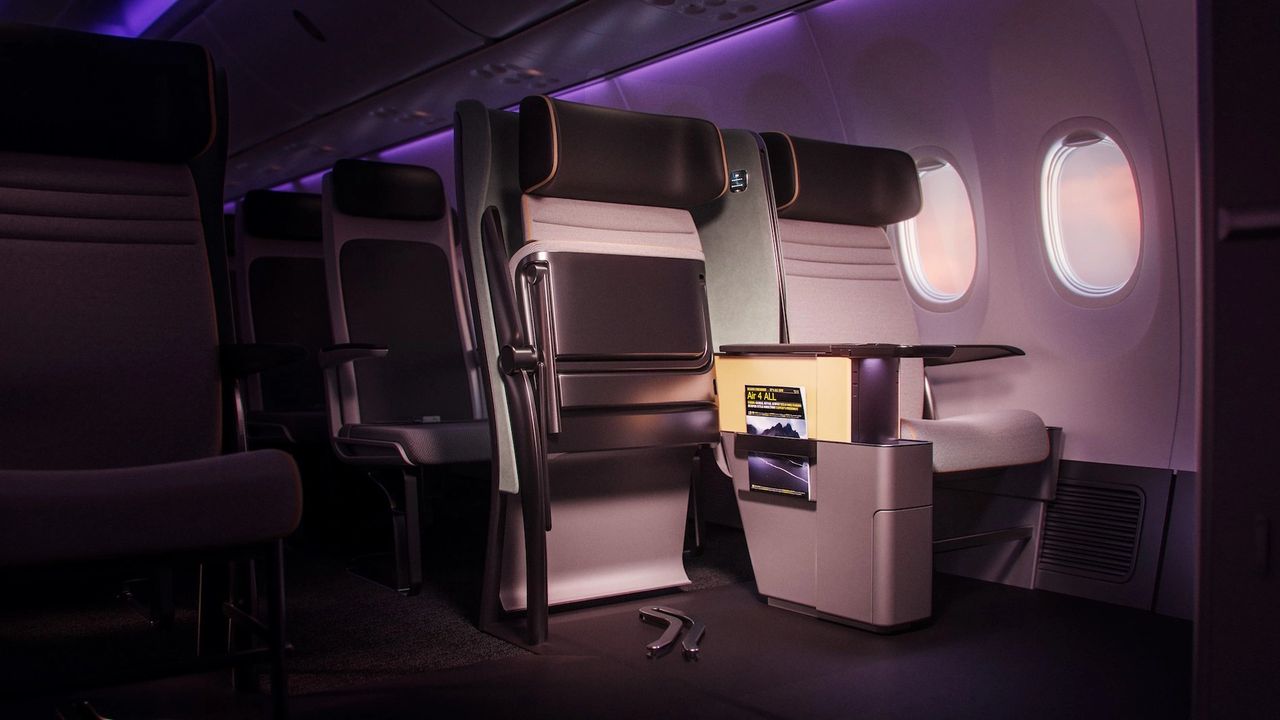 Air4All seat prepared ready for a passenger 