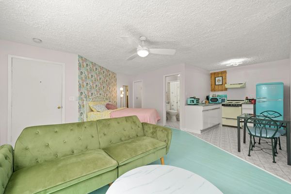 Living area of Sebring FL short-term rental Audrey’s Place- Studio 102