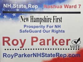 Roy Parker NH State Rep
Nashua Ward 7
Write In Vote