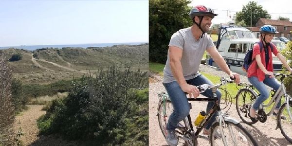 Extensive hiking and cycling routes