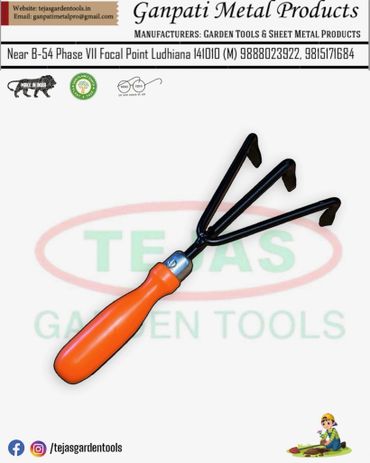 Hand Cultivator 3 Prong (PVC Grip)