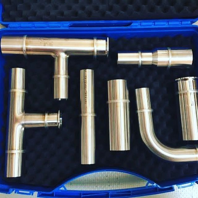 Mối hàn orbital sau khi hàn xong Mối hàn orbital sau khi hàn xong