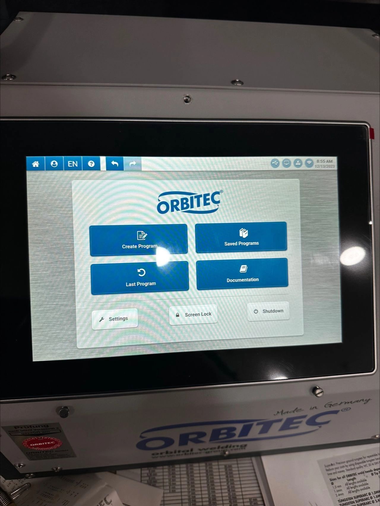 Máy hàn orbital của hãng Orbitec - Đức