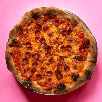 Classic Pepperoni pizza, using Grande Mozzarella, Ezzo pepperoni. Only the best ingredients! 