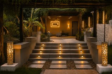 Pathway to Miyabi Rooms and The AIKO Room