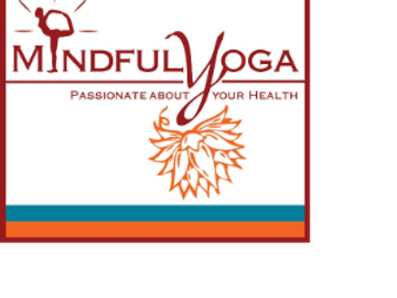 Logo for Mindful Yoga emphasizing health and passion.