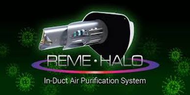 Image of Reme halo logo with the reme halo device