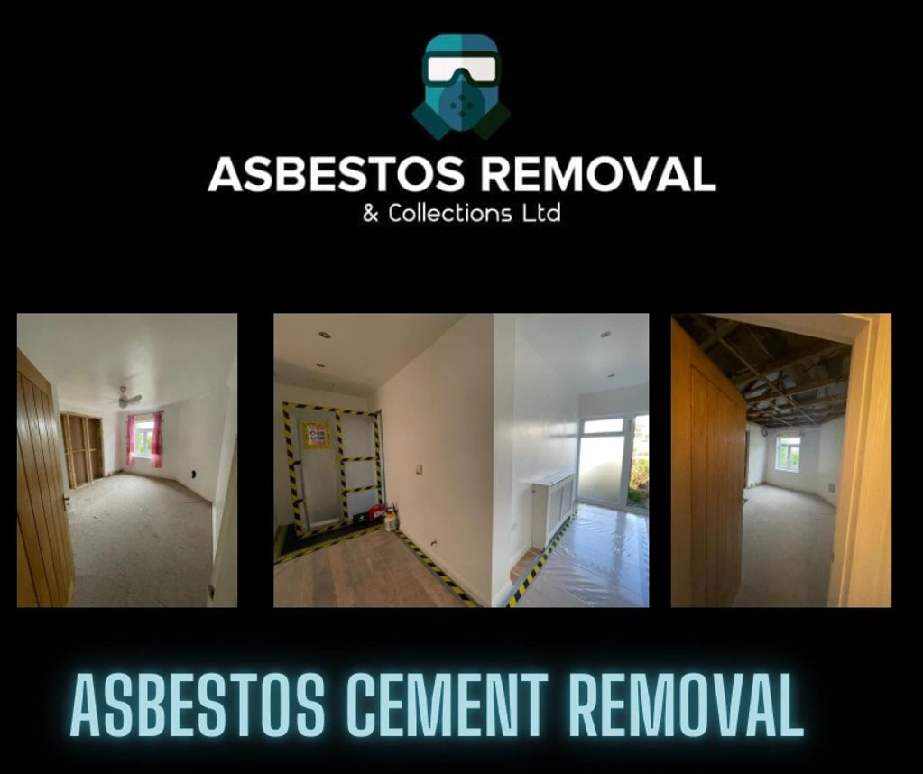 Asbestos Removal - our team removed the asbestos cement ceiling panels.